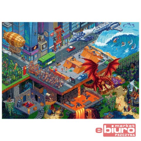 PUZZLE 1000 MIASTO PIXEL 10986 TREFL