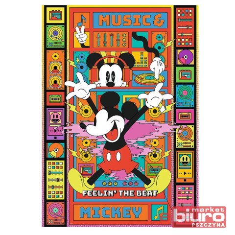 PUZZLE 1000 PREMIUM PLUS CZUJ RYTM Z MIKIM 12142 T