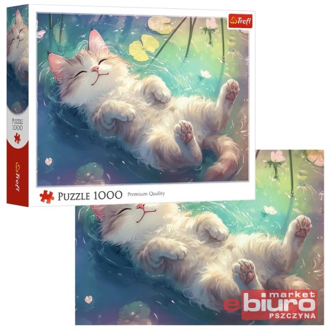 PUZZLE 1000 PURRFEKYJNY RELAKS 10983 TREFL