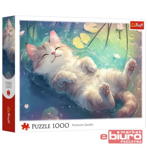 PUZZLE 1000 PURRFEKYJNY RELAKS 10983 TREFL