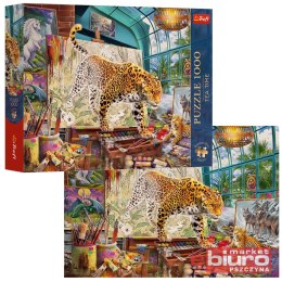PUZZLE 1000 TEA TIME LAMPARTY W PRACOWNI MALARSKIE