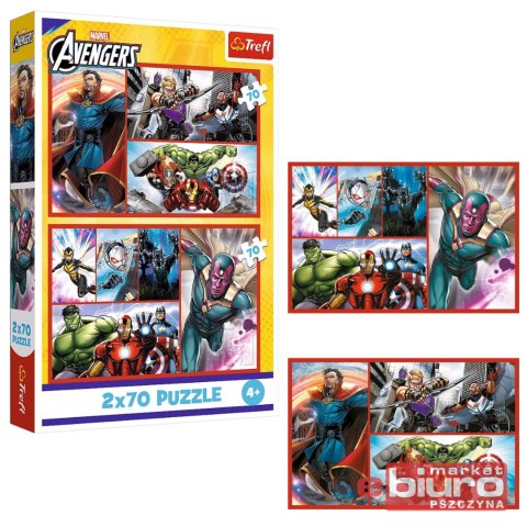 PUZZLE 2X70 ZOSTAŃ BOHATEREM 34439 TREFL