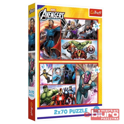 PUZZLE 2X70 ZOSTAŃ BOHATEREM 34439 TREFL