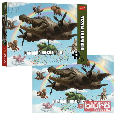 PUZZLE 200 BRAINROTS BOMBARDINO CROCODILO TREFL