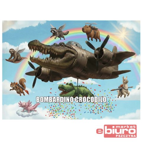 PUZZLE 200 BRAINROTS BOMBARDINO CROCODILO TREFL