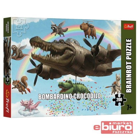 PUZZLE 200 BRAINROTS BOMBARDINO CROCODILO TREFL