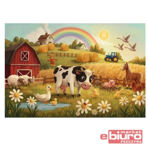 PUZZLE 24 MAXI KROWA NA FARMIE 14397 TREFL