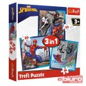 PUZZLE "3W1" PAJĘCZY PRZYJACIELE 34874 TREFL