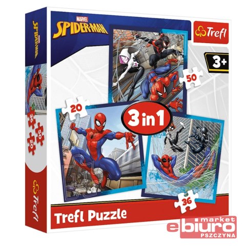 PUZZLE "3W1" PAJĘCZY PRZYJACIELE 34874 TREFL