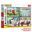 PUZZLE 4X250 FISTASZKOWE PRZYGODY 13370 TREFL