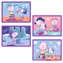 PUZZLE 4W1 ZE SNOOPYM JEST WESOŁO 34691 TREFL
