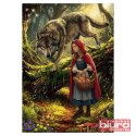PUZZLE 500 PREMIUM CZERWONY KAPTUREK I WILK TREFL