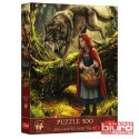 PUZZLE 500 PREMIUM CZERWONY KAPTUREK I WILK TREFL