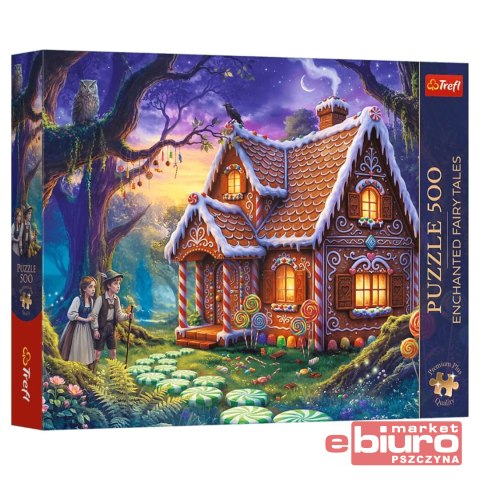 PUZZLE 500 PREMIUM JAŚ I MAŁGOSIA 37633 TREFL