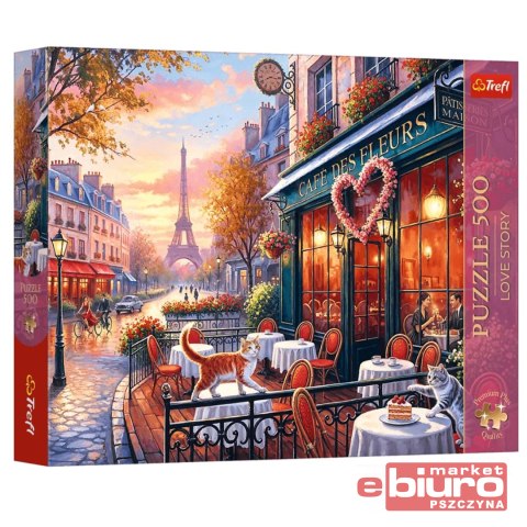 PUZZLE 500 PREMIUM MIŁOŚĆ W PARYŻU 37621 TREFL