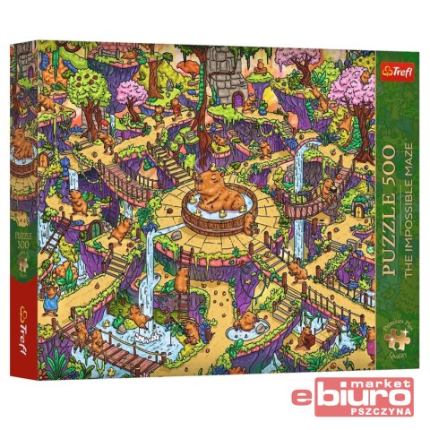 PUZZLE 500 PREMIUM ZABAWNE KAPIBARY 37631 TREFL