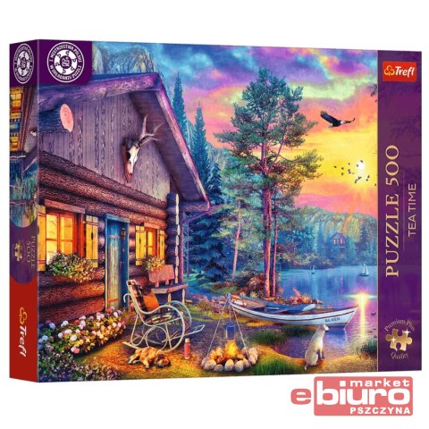 PUZZLE 500 PRZYSTAŃ O ZACHODZIE SŁOŃCA 37617 TREFL