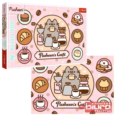PUZZLE 500 PUSHEEN W KAWIARNI 37528 TREFL