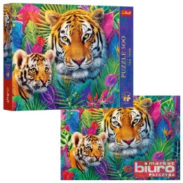 PUZZLE 500 TYGRYSY W DŻUNGLI 37625 TREFL