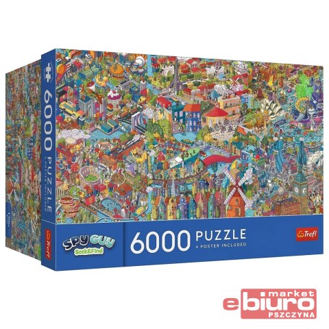 PUZZLE 6000 SPY GUY-SEEK & FIND CITY BREAK 81049