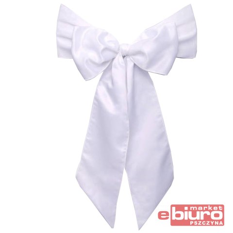 SZARFY NA KRZESŁO BIAŁE 015X2,75 PARTYDECO