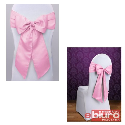 SZARFY NA KRZESŁO J. RÓŻOWE 015X2,75 PARTYDECO