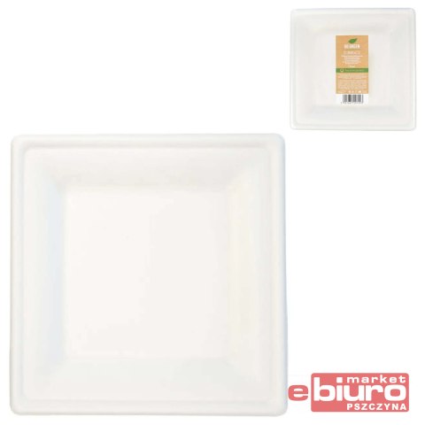 TALERZE 20X20CM TRZCINA CUKROWA A'6 DG7993 ARPEX