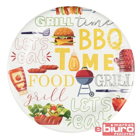 TALERZE PAPIEROWE GRILL TIME A'8 DC0437F ARPEX