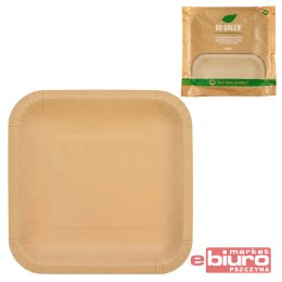 TALERZE PAPIEROWE KRAFTOWE 23X23CM A'6 DP9762F ARP