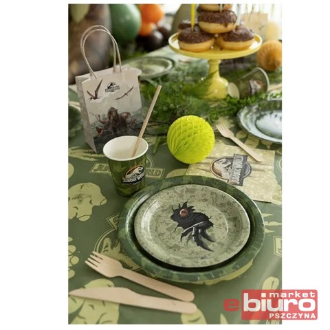TALERZYKI JURASSIC WORLD 18CM PARTYDECO