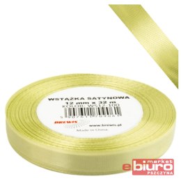 WSTĄŻKA SATYNOWA 12MM/32 KOLOR 100 GRUSZKOWY BREWI