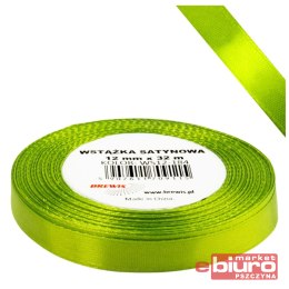 WSTĄŻKA SATYNOWA 12MM/32 KOLOR 184 ZIELEŃ WIOSENNA