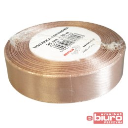 WSTĄŻKA SATYNOWA 25MM/32 KOLOR 60 TAN BREWIS