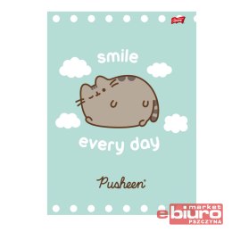 ZESZYT A4 32K KRATKA LAMINOWANY PUSHEEN UNIPAP