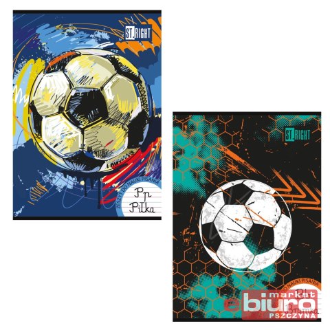 ZESZYT A4 32K LINIA PODW DWUKOL LAM FOOTBALL ENERG