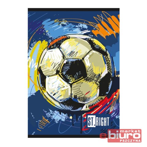 ZESZYT A5 32K KRATA LAMIN FOOTBALL ENERGY ST.RIGHT