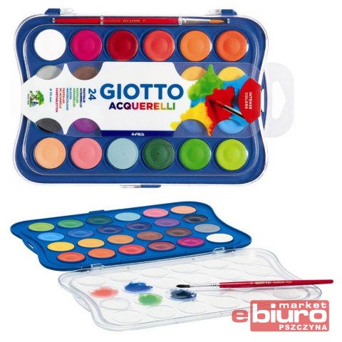 FARBY AKWARELE 24 KOLORY ACQUERELLI GIOTTO