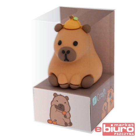 GUMKA DO MAZANIA 3D KAPIBARA POMARAŃCZA