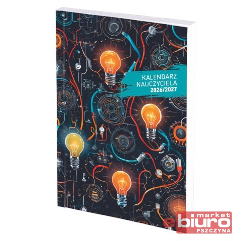 KALENDARZ NAUCZYCIELA B6 TYG PCV BEZBARWNY ENERGIA
