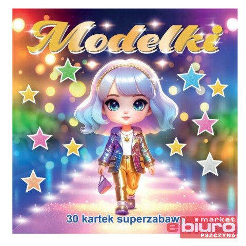 KOLOROWANKA MODELKI 30 KARTEK SUPERZABAWY MD