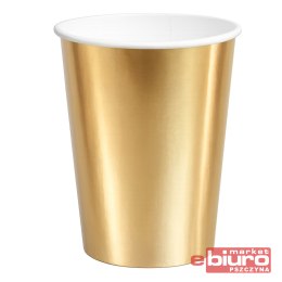 KUBECZKI PAPIEROWE ZŁOTE 250 ML 6 SZT GODAN