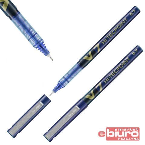 PIÓRO KULKOWE V7 NIEBIESKI PILOT