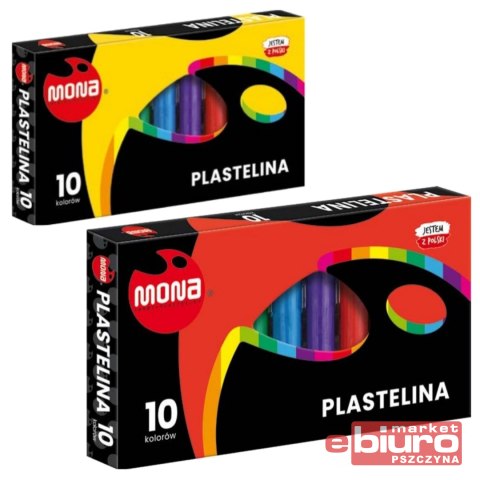 PLASTELINA 10 KOLORÓW MONA