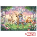 PUZZLE 100 ZWIERZĘTA Z MAGICZNEGO LASU 16577 TREFL