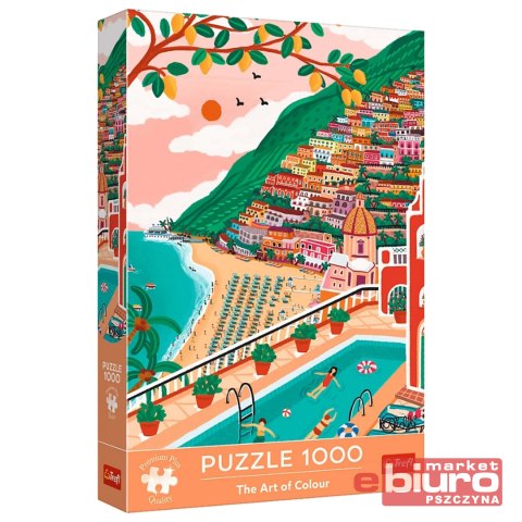 PUZZLE 1000 ART OF COLOUR POSITANO WŁOCHY 10895 TREFL