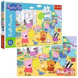 PUZZLE 24 MAXI PIĘKNA PEPPA 14367 TREFL