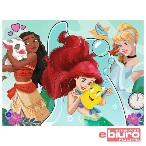 PUZZLE 30 PIĘKNE I ODWAŻNE DISNEY PRINCESS TREFL