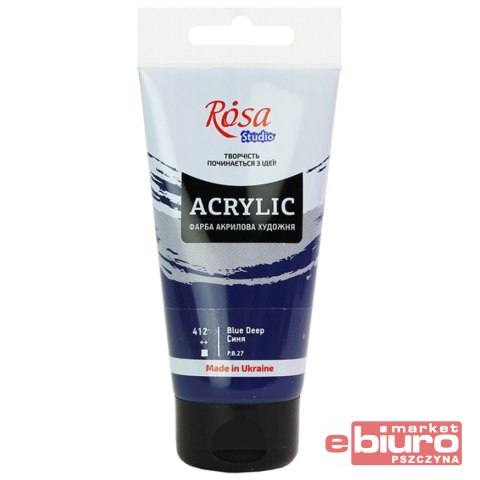 ROSA STUDIO FARBA AKRYLOWA 75ML BLUE 412
