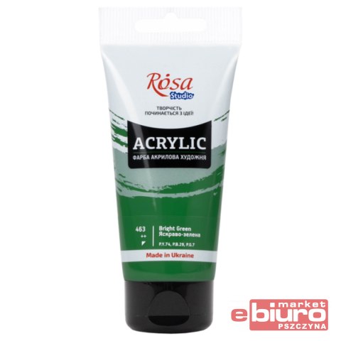 ROSA STUDIO FARBA AKRYLOWA 75ML BRIGHT GREEN 463