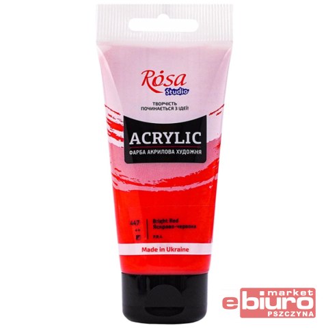 ROSA STUDIO FARBA AKRYLOWA 75ML BRIGHT RED 447